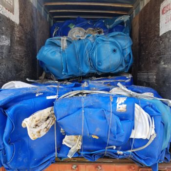 hdpe blue drum scrap