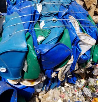 plastic drum scrap recyling