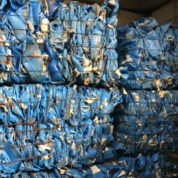 HMW-HDPE Blue Jugs In Bales