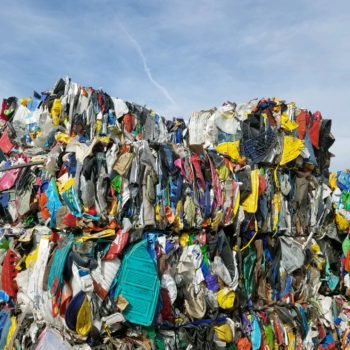 MRP bales from a material recovery facility