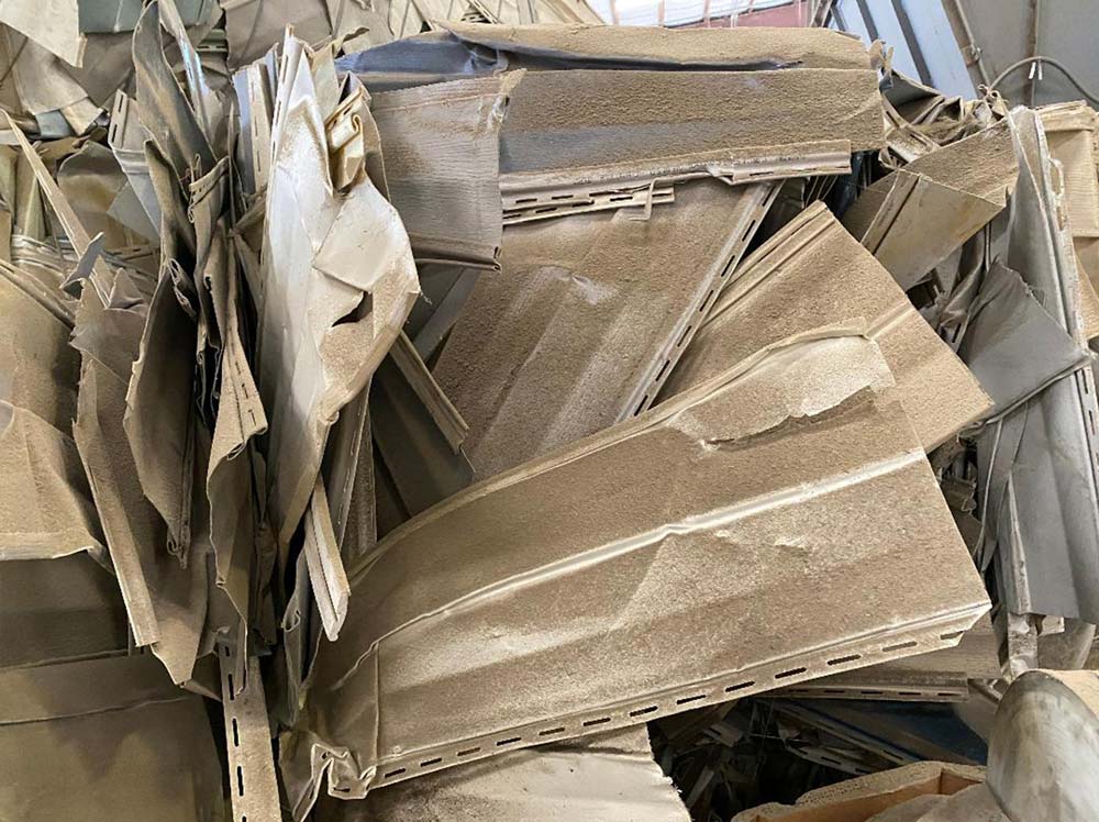 Beige Vinyl Siding Bale - Clean