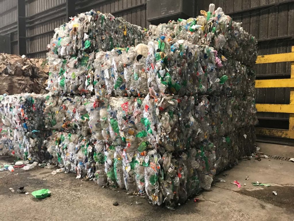 recycling plastic bottles