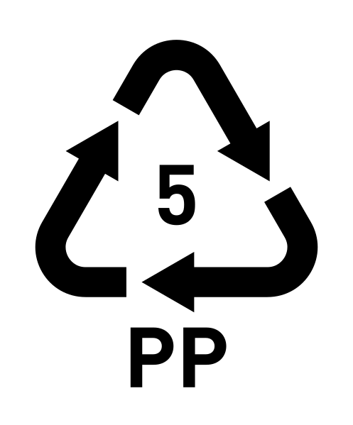 PP 5 plastic recycling symbol